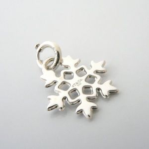 HP 🎉 Tiffany & Co. Silver Snowflake Charm Circle Clasp